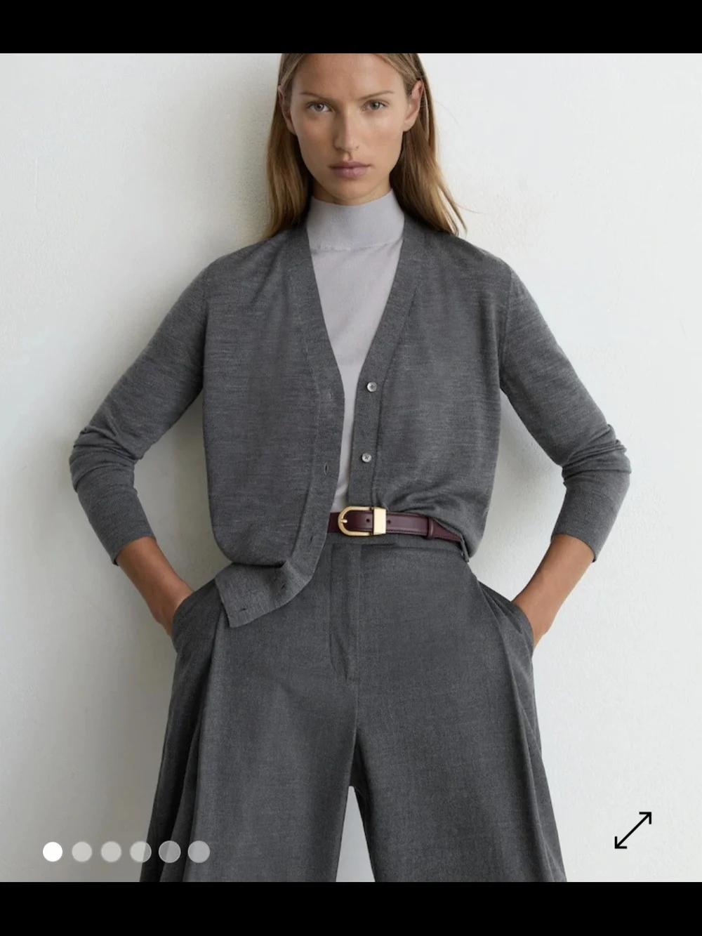 Reiss Merino Wool V Neck Cardigan Xs $175